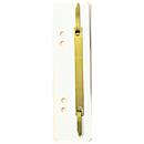 Heftstreifen Exacompta 425001B, Lochung 60 & 80 mm, L 150 x B 35 mm, Kunststoff & Metall, weiss, 100 Stück