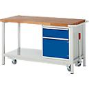 Height-adjustable workbench 8152, W 1500 x D 700 x H 880 mm