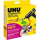 Heißklebepistole UHU Creative LOW MELT 110°C, inkl. 4 Klebepatronen, 10 W