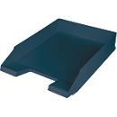Helit The Green Staff Letter Tray, for A4-C4 format, stackable with offset, recycled plastic, blue, 5 pcs.