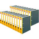 herlitz ordner maX.file nature, A4, rugbreedte 80 mm, 20 stuks, geel