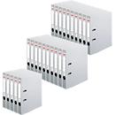 herlitz ordner maX.file protect, A4, rugbreedte 50 mm, 25 stuks, grijs
