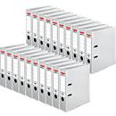 herlitz ordner maX.file protect, A4, rugbreedte 80 mm, 20 stuks, wit