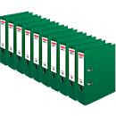 herlitz ordner maX.file protect plus, A4, rugbreedte 80 mm, 10 stuks, groen