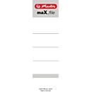 herlitz protect rugetiket, rugbreedte 80 mm, insteeketiket, 10 stuks