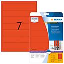 Herma ordneretiketten A4, 192 mm lang, permanent hechtend/bedrukbaar, 140 stuks, rood