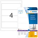 Herma ordneretiketten A4, 192 x 61 mm, permanent hechtend/bedrukbaar, 100 stuks, wit