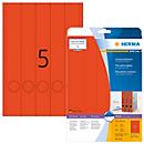 Herma ordneretiketten A4, 297 mm lang, permanent hechtend/bedrukbaar, 100 stuks, rood