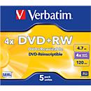 Herschrijfbare DVD van Verbatim&reg;, DVD+RW