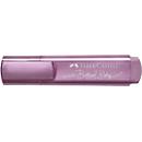 Highlighter Faber-Castell TL 46 Metallic, 3 line widths: 1/2/5 mm, Water-based ink, 10 pieces, ruby