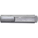 Highlighter Faber-Castell TL 46 Metallic, 3 line widths: 1/2/5 mm, Water-based ink, 10 pieces, silver