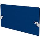 Hintertisch-Akustiktrennwand Omit Wall inkl. Adapter, 30 mm stark, B 1800 x H 800 mm, dunkelbau
