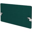 Hintertisch-Akustiktrennwand Omit Wall inkl. Adapter, 30 mm stark, B 1800 x H 800 mm, grün