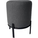 Hocker Paperflow Nest, mit Schutzkappen, Polyester & Stahl, anthrazit