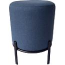 Hocker Paperflow Nest, mit Schutzkappen, Polyester & Stahl, blau