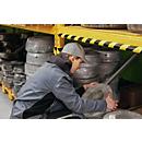 Hoekbeschermingsprofiel Durable C25R, halfrond, voor binnen en buiten, kleefoppervlak 25 mm aan elke kant, L 1000 x B 40 mm, PU schuim, geel/zwart