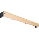 Hook rail for Cloakroom Bench System, 1015 mm long, wood, anthracite