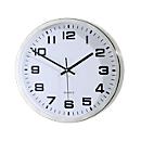 Horloge murale à quartz en acier inoxydable, ronde, ø 300 mm