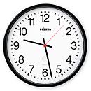 Horloge murale radio-pilotée, Ø 300 mm, noir