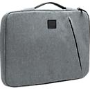 Housse pour ordinateur portable Exacompta Business, pour ordinateurs portables 15-16'', rembourrée, poignée &amp; poche zippée, L 410 x P 25 x H 310 mm, polyester post-consommation, gris