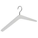 Houten kleerhanger Rudolf Weber KG Hout, hangerdikte 22 mm, draaibare haak, 4 stuks, wit