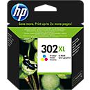 HP Tintenpatrone Nr. 302XL color (F6U67AE), original