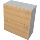 HR-Schrank PHENOR, 2 Auszüge, H 860 x B 860 x T 430 mm, Buche-Dekor