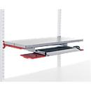 Hüdig+Rocholz Tastaturauszug mit ausziehbarer Mausablage System Flex, B 800 mm