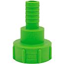IBC-adapter, voor IBC-tanks met 2" uitlaatfitting, grove draad, Ø 55-62 mm, 1" slangpilaar