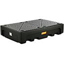 IBC-Auffangwanne, Polyethylen, 1100 l, 3000 kg, PE-Lochplatte, unterfahrbar