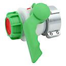 IBC kogelkraan, met geïntegreerde draaikoppeling, tankaansluitdiameter 74 - 81 mm