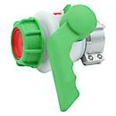 IBC kogeltapkraan, met geïntegreerd draaipunt