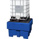 IBC Station PE Stellfl. mit PE-Gitterrost 1280x1660x860 mm
