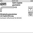 Inbusschroevendraaier DIN 6911 zeskant SW 8 M1 0 Sta gehard en getemperd gebogen 10