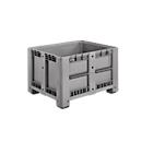 Industriebox, mit 4 Füssen, geschlossen m. Entnahmeklappe, 610 Liter