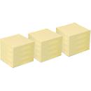 INFO notes, 100% gerecycleerd papier, geel