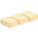 INFO post-its, gerecycled papier, 125 mm x 75 mm, 12 stuks, geel