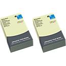 INFO self-adhesive note sheets, squared, 100 mm x 150 mm, 12 x 100 sheets