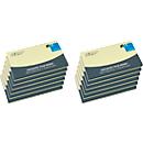 INFO zelfklevende notitieblaadjes, 125 mm x 75 mm, 12 x 100 vellen, geel