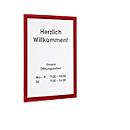 Informatiekader Duraframe - A4 formaat - rood - 10 stuks