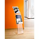 Infostandaard - acryl - B 215 x D 300 x H 910 mm - glashelder