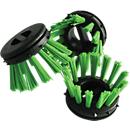 Insert brosse pour tapis annulaire en caoutchouc, vert