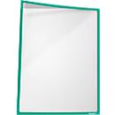 Insteekhoes, magnetisch, PET-folie, A3 horizontaal/verticaal, groen, 5 stuks