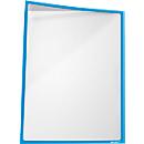 Insteekhoes, magnetisch, PET-folie, A4 horizontaal/verticaal, blauw, 5 stuks