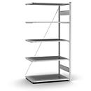 Insteekstelling Orion Plus - aanbouwsectie- L 1000 x D 600 x H 2000 mm - 5 legborden - draagvermogen per legbord 125 kg - verzinkt