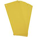 Intercalaire Exacompta Forever, rectangulaire, 2 perforations, L 240 x H 105 mm, Ange Bleu, carton kraft recyclé, jaune, 100 pièces