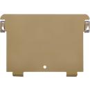 Intercalaire, pour boîte à fiches, A6 horizontal, métal, marron clair