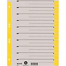 Intercalaires à découper A4 1652 LEITZ®, utilisation universelle, 100 p., jaune