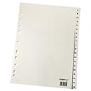 Intercalaires en papier format A4, individuel, format A4 A-Z, chamois clair