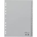 Intercalaires en plastique DURABLE, format A4 portrait, numérotés de 1 à 31, gris